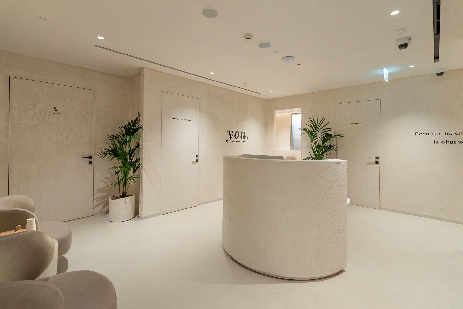 You Wellness Clinic reception